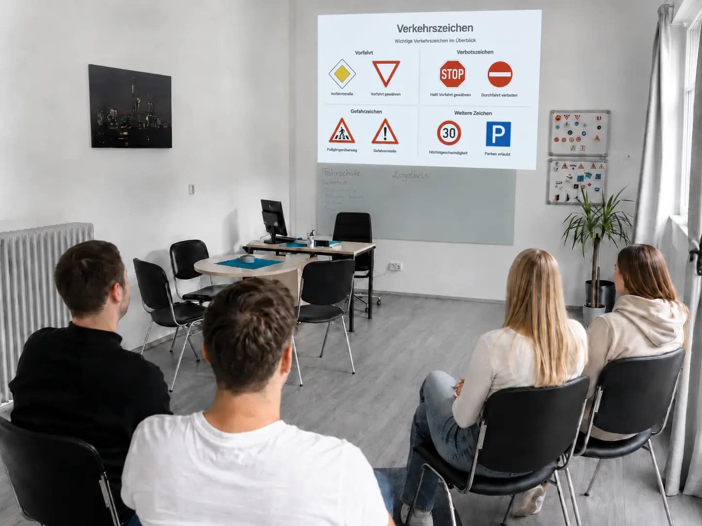 Theorieunterricht in der Fahrschule Drive Academy in Düsseldorf