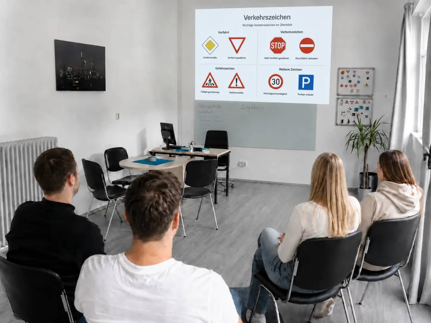 Theorieunterricht in der Fahrschule Drive Academy in Düsseldorf